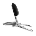Sissy Bar Backrest Baseplate for Harley V-Rod VRSCAW (2007–2011) Black/Chrome