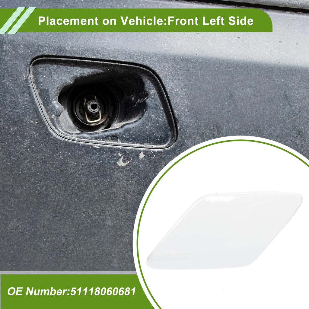 Front Left Washer Nozzle Cover Cap Replacement for BMW 428i (2014–2016)