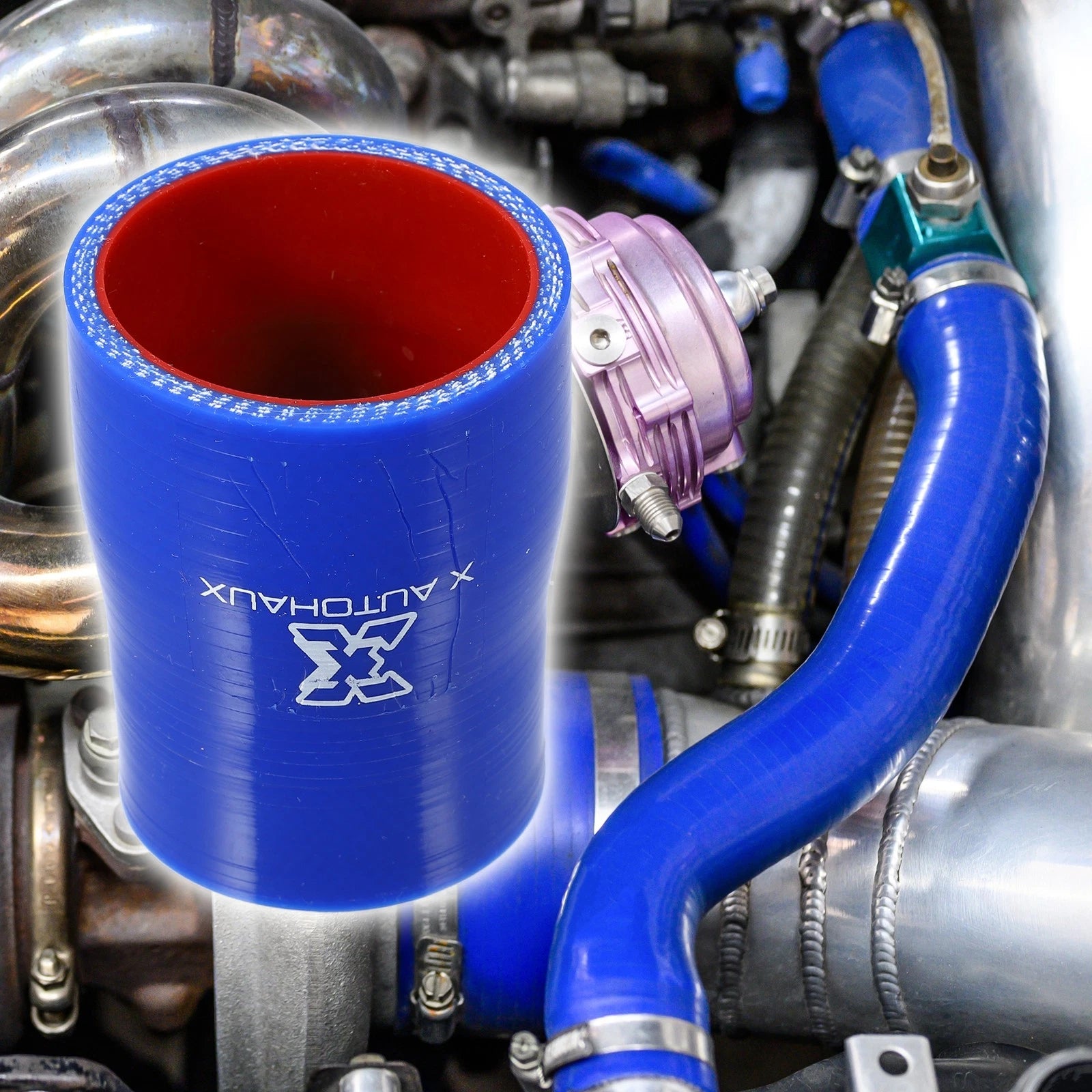 Straight Silicone Reducer Coupler Intercooler Hose 45-51mm for Universal