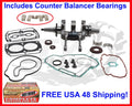 Crankshaft Bottom End Rebuild Kit & C-Bal Bearings for Polaris Sportsman 700 (2002–2009)