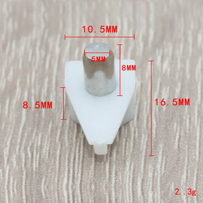50 Pcs Shelf Studs Pegs with Metal Pin for Universal Shelving