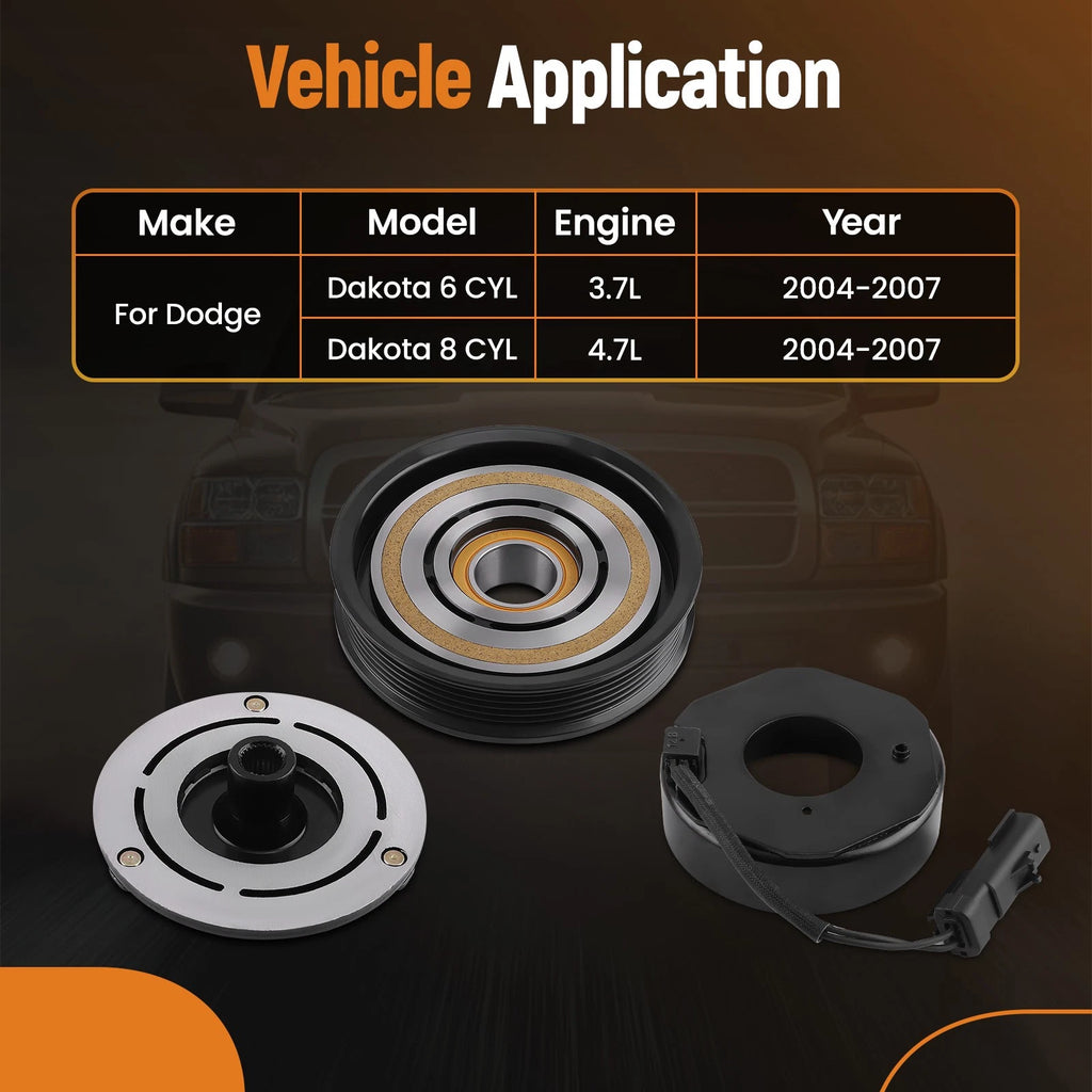 AC Compressor Clutch Kit for Dodge Dakota (2005–2011)