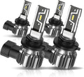 4X 9005 H11 LED Headlight Bulbs Conversion Kit for