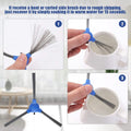 10pcs Hair Side Brush Carpets Replacement for Tesvorpro V300