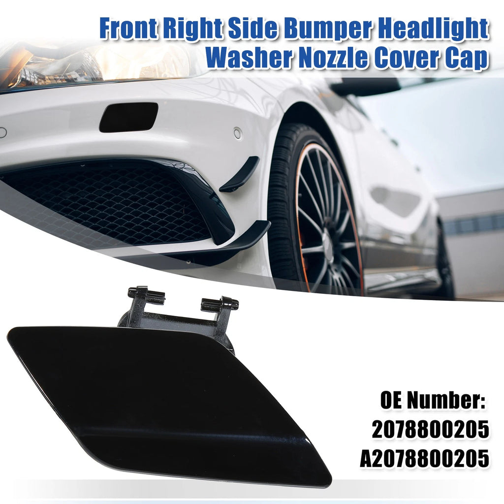 Front Right Bumper Washer Nozzle Cover Replacement for Mercedes-Benz E550 (2010–2016)