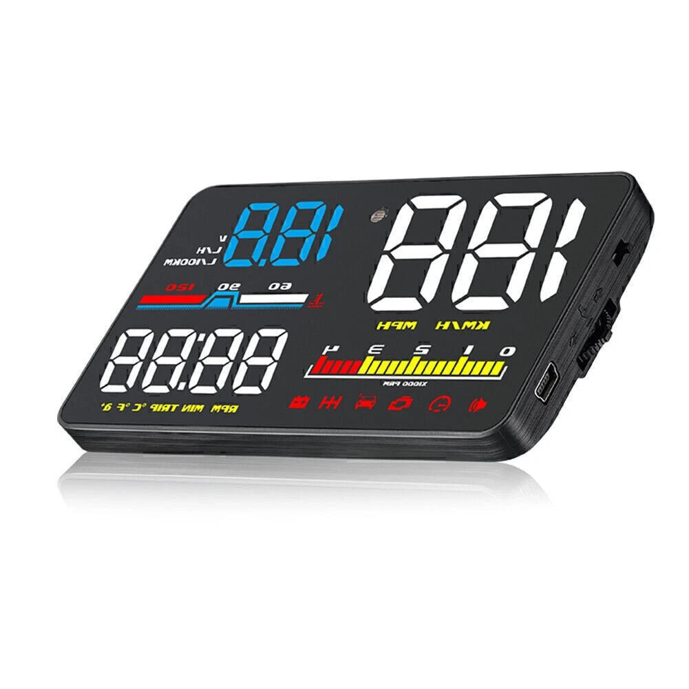 HUD D5000 OBD2 Head Up Display for Universal Vehicles (2010–2023)