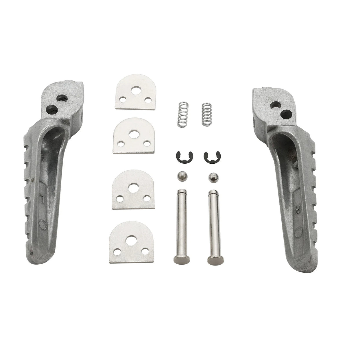 Passenger Footrests Footpegs for Ducati Monster 696 796 (2009–2014) Silver