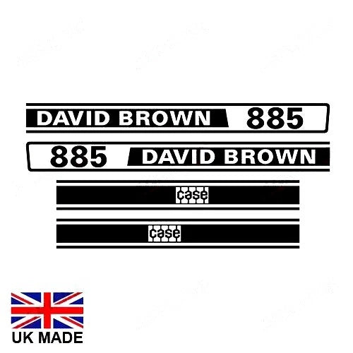 Decal Set for David Brown 885 Tractors (N/A)