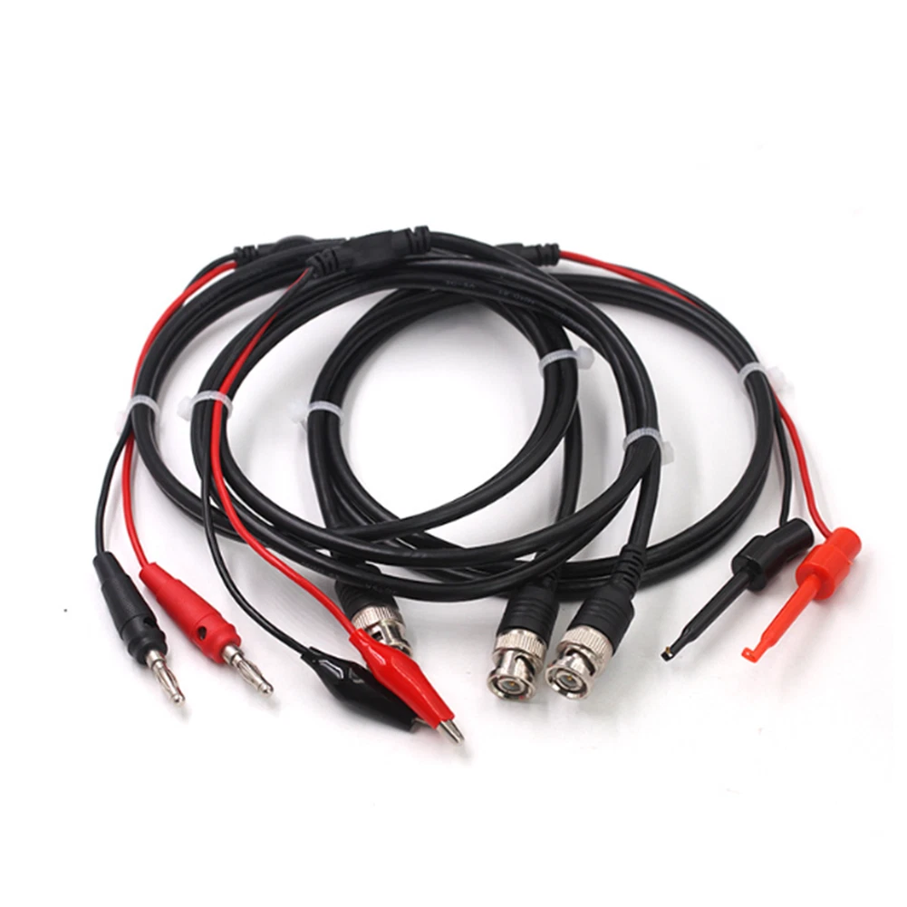 Dual Q9 BNC Connection Cable for Oscilloscope Signal Testing