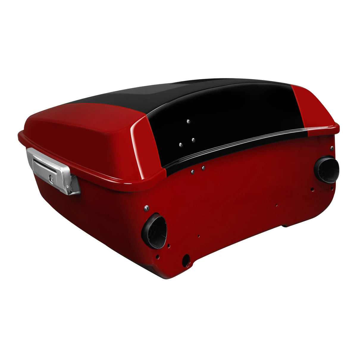 King Trunk for Harley Touring Road Glide (2014–2025) Billiard Red/Vivid Black