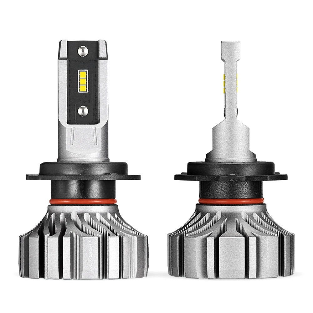 2X H7 50W LED Headlight Conversion Bulbs Kit 6500K for NOVSIGHT
