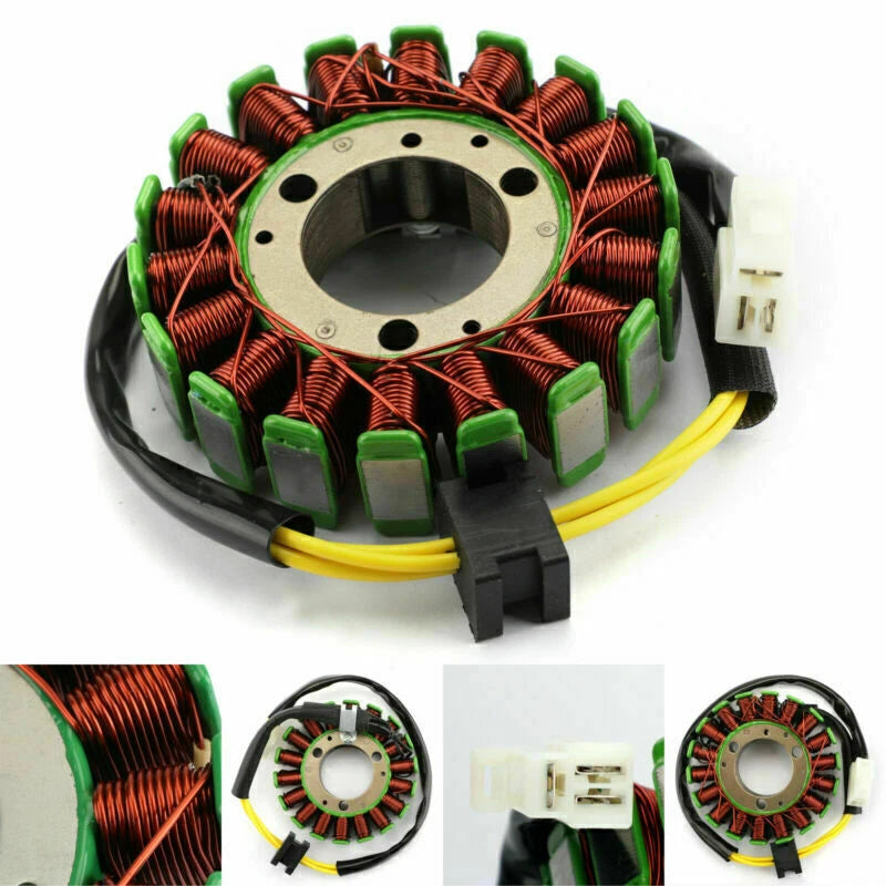 Stator Coil 18 Pole for Kawasaki KLF220 Bayou 220 (1996–2002) KLF250 Bayou 250 (2003)