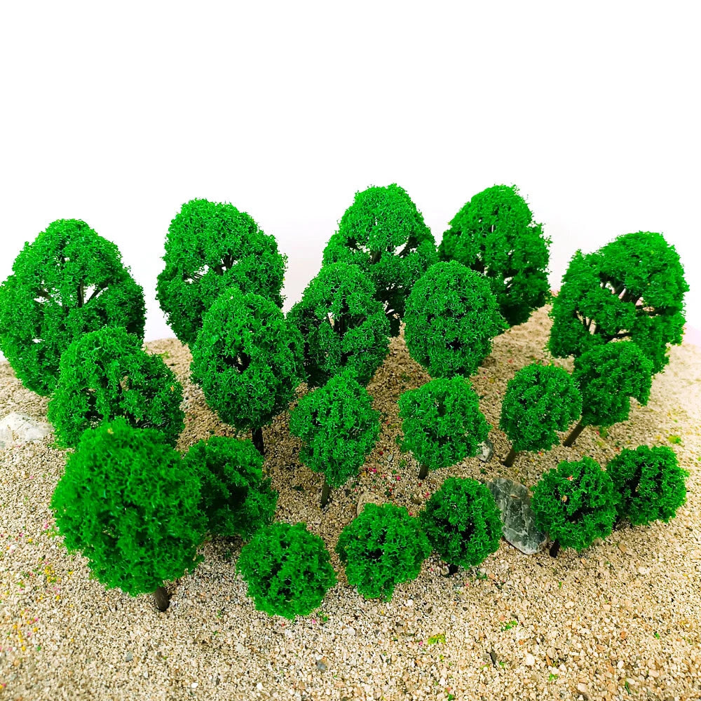 10/20Pc Model Trees Architecture Train Road Railway Garden Scenery HO N Z Layout