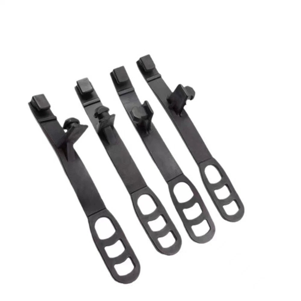4Pcs Motorcycle Headlight Fairing Rubber Straps Fix Strap Band For 30-43mm Fork