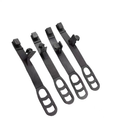 4Pcs Motorcycle Headlight Fairing Rubber Straps Fix Strap Band For 30-43mm Fork