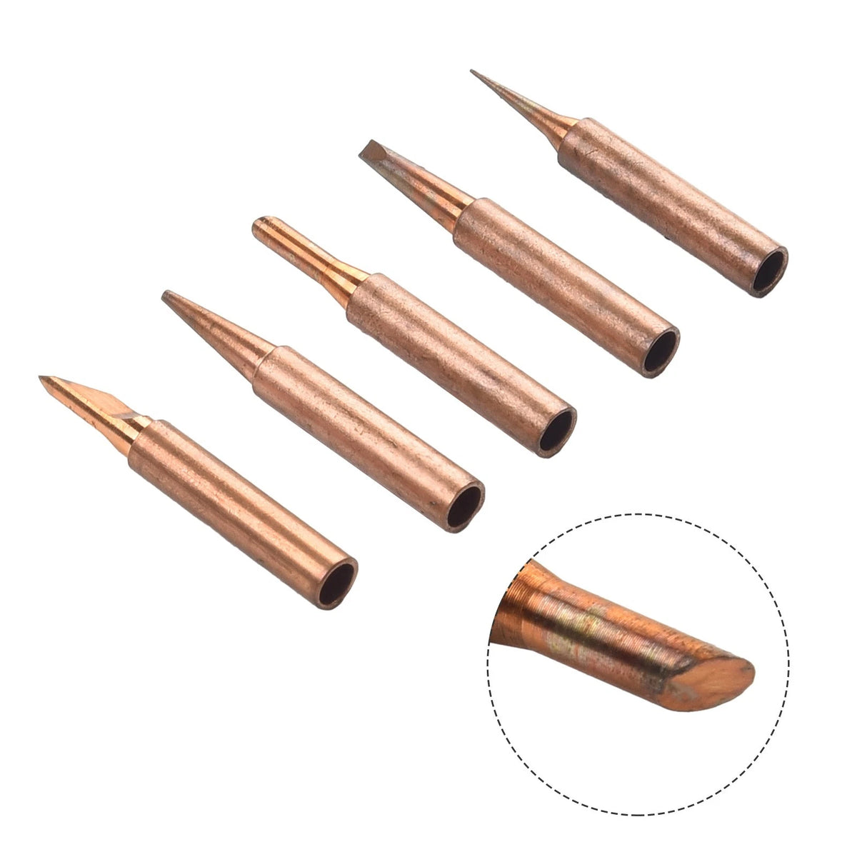 Set of 4 Soldering Iron Tips for DIY Projects