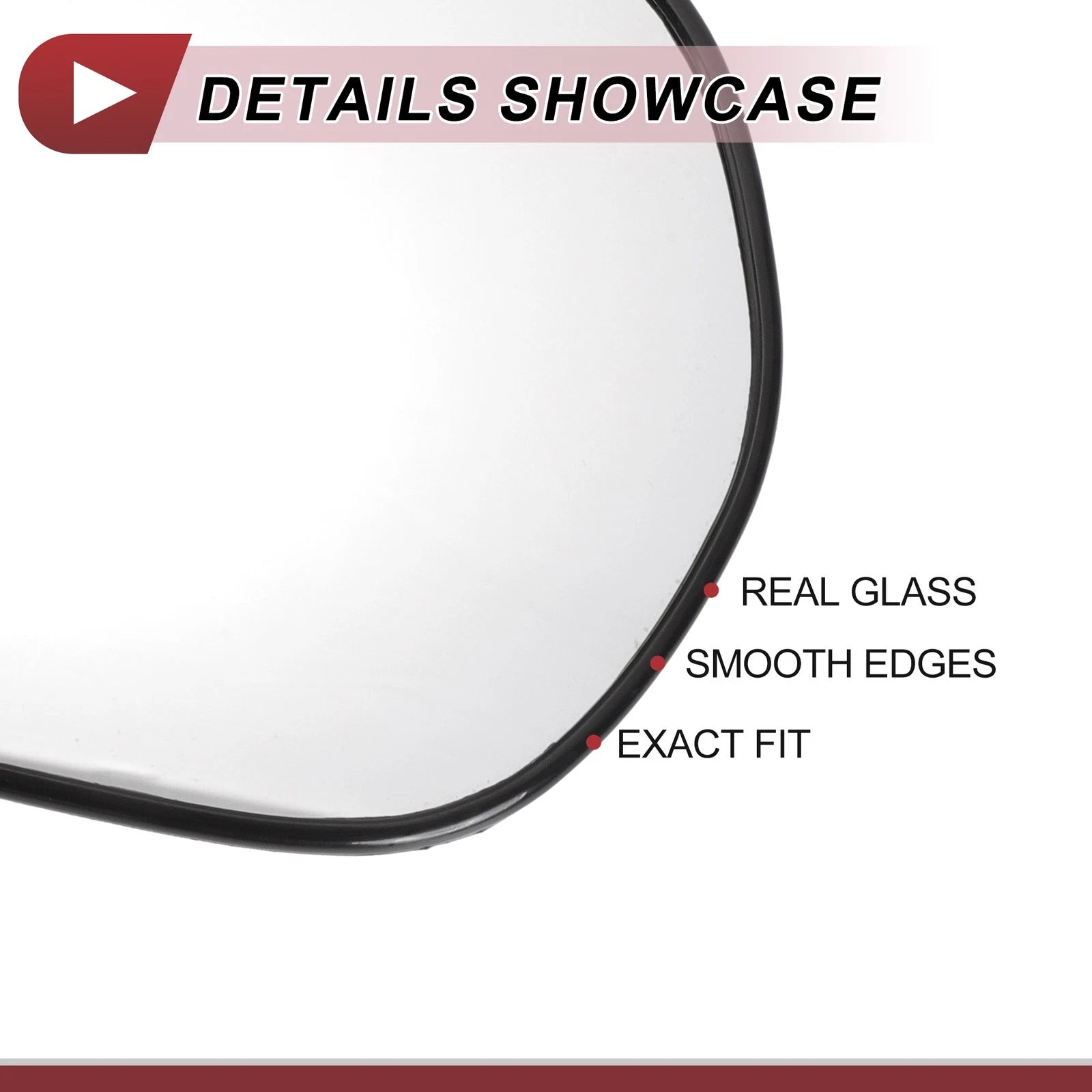 Heated Right Side Mirror Glass Replacement for Honda Civic (2008–2011)