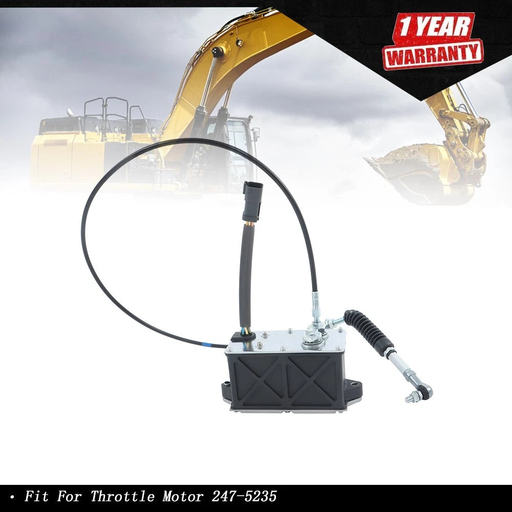Throttle Motor & Cable 247-5235 for Caterpillar CAT (Single)