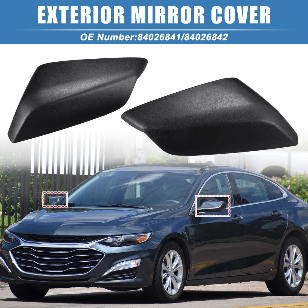 Rear Mirror Cover Pair Replacement for Chevrolet Malibu (2016–2021)