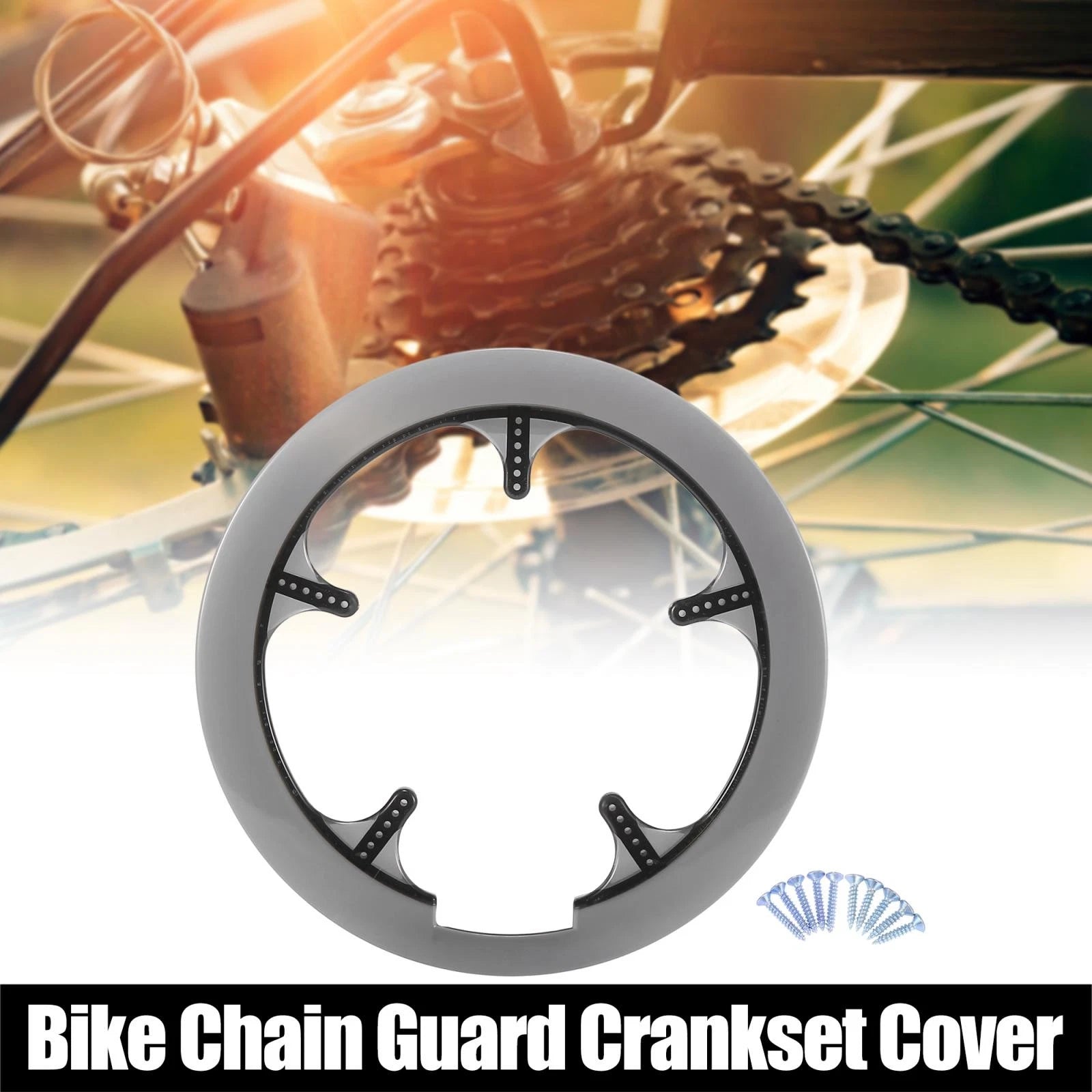 52 53 56 Teeth Bicycle Bike Crankset Chain Wheel Cover Protector for