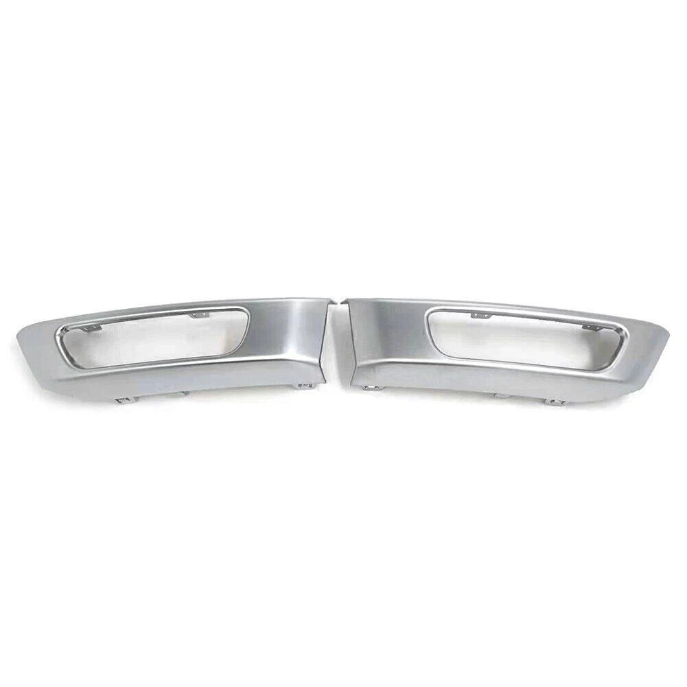 2X Front Bumper Fog Light Lamp Cover for Range Rover Sport (2014–2017) Silver