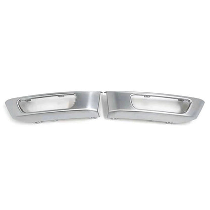 2X Front Bumper Fog Light Lamp Cover for Range Rover Sport (2014–2017) Silver