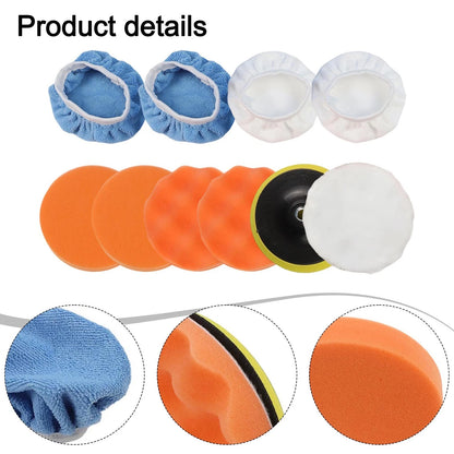 5 Inch Sponge Pads for Car Cleaning and Restoration Tasks