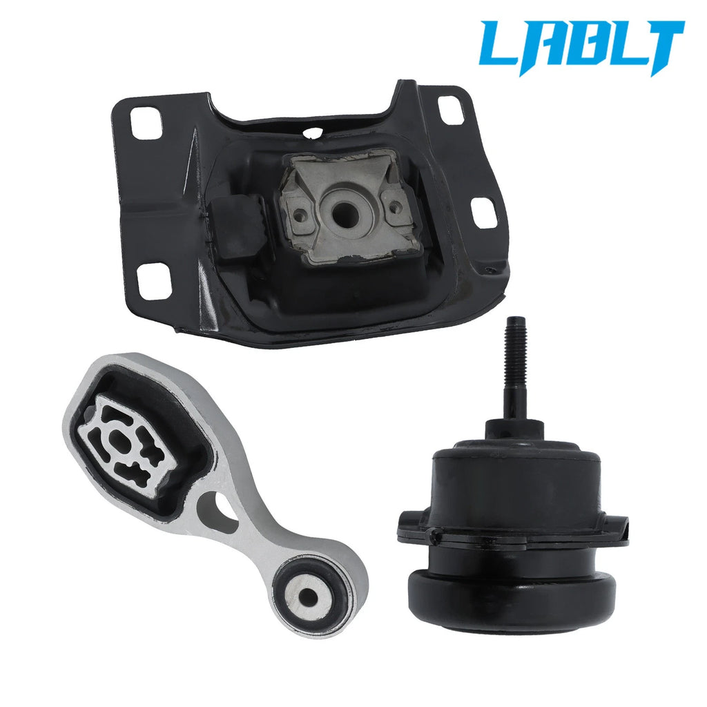 3X Motor & Torque Strut & Trans Mount Set for Ford Explorer (2016–2019)