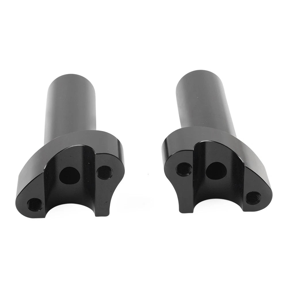 4" Straight Handlebar Risers for Harley Dyna Sportster Softail (1" Bar)