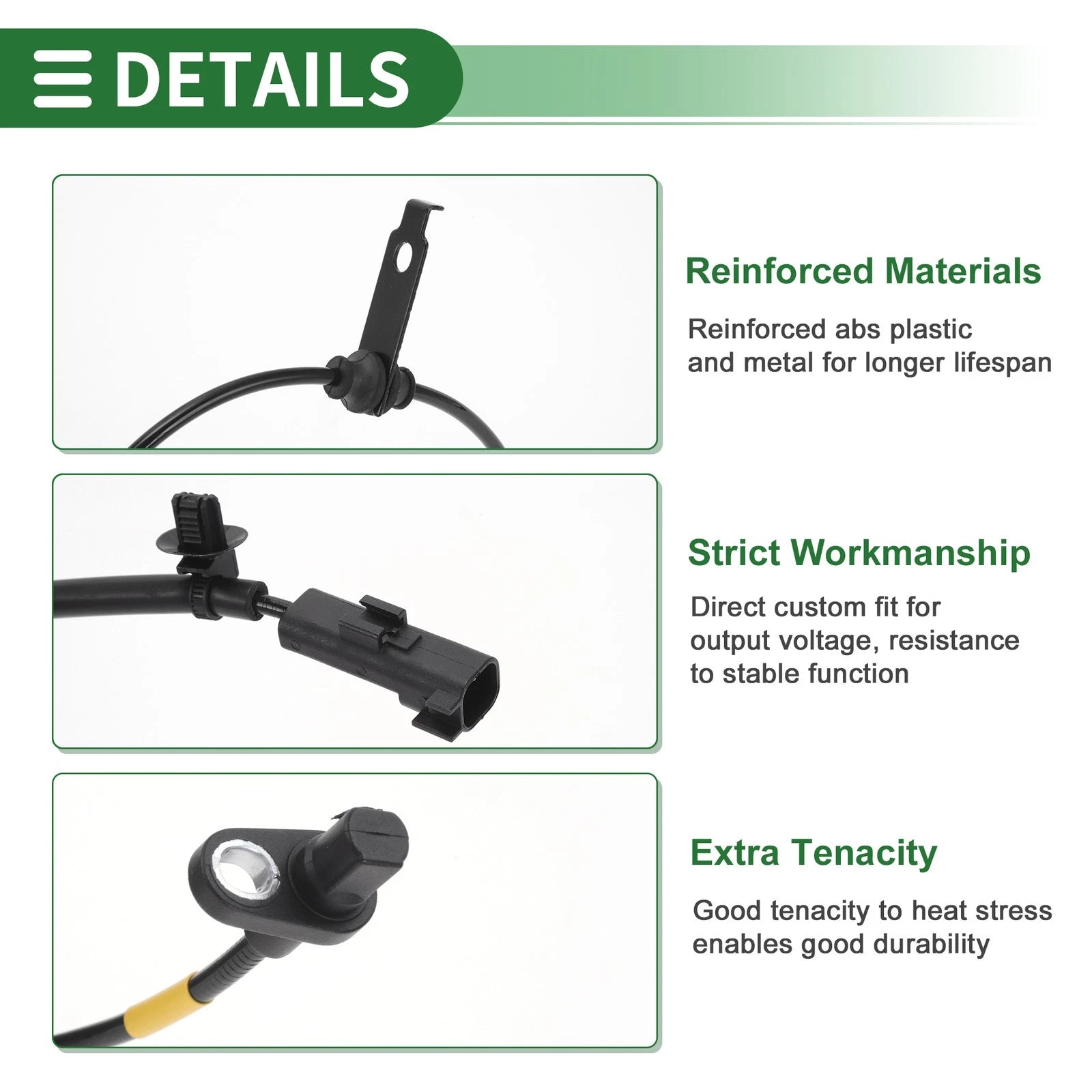 ABS Wheel Speed Sensor No.DG9C2C190DD for Lincoln MKZ (2014–2015)