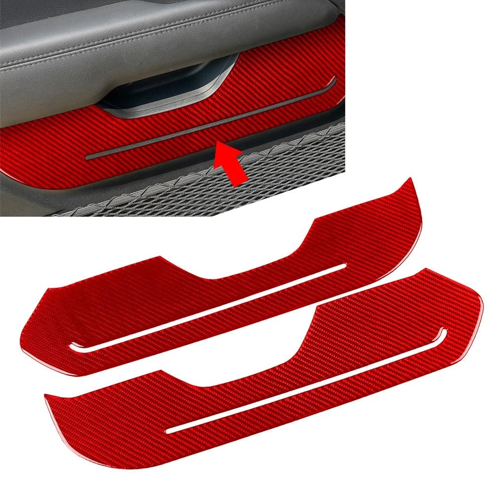 Front Door Panel Cover Trim for Jeep Wrangler JL, Gladiator JT (2018–2023)