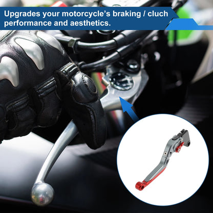 Brake Clutch Levers for Yamaha YZF-R7 (2021–2025) Titanium Red End 1 Pair