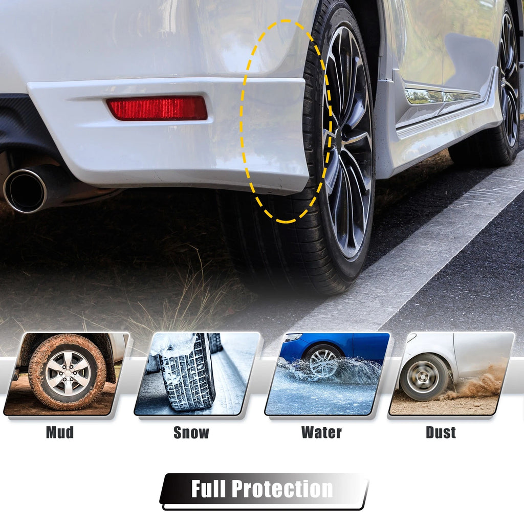 Front Rear Mud Flaps Splash Guards Replacement for Toyota RAV4 (2016–2018)