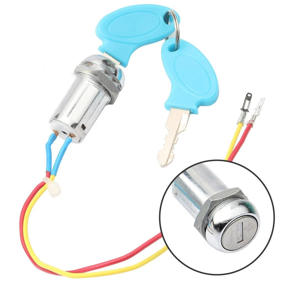 Ignition Switch for Electric Vehicles and Tricycles with 2 Keys