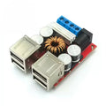 8V-35V Step Down Converter 8A Power Module with 4 USB Ports