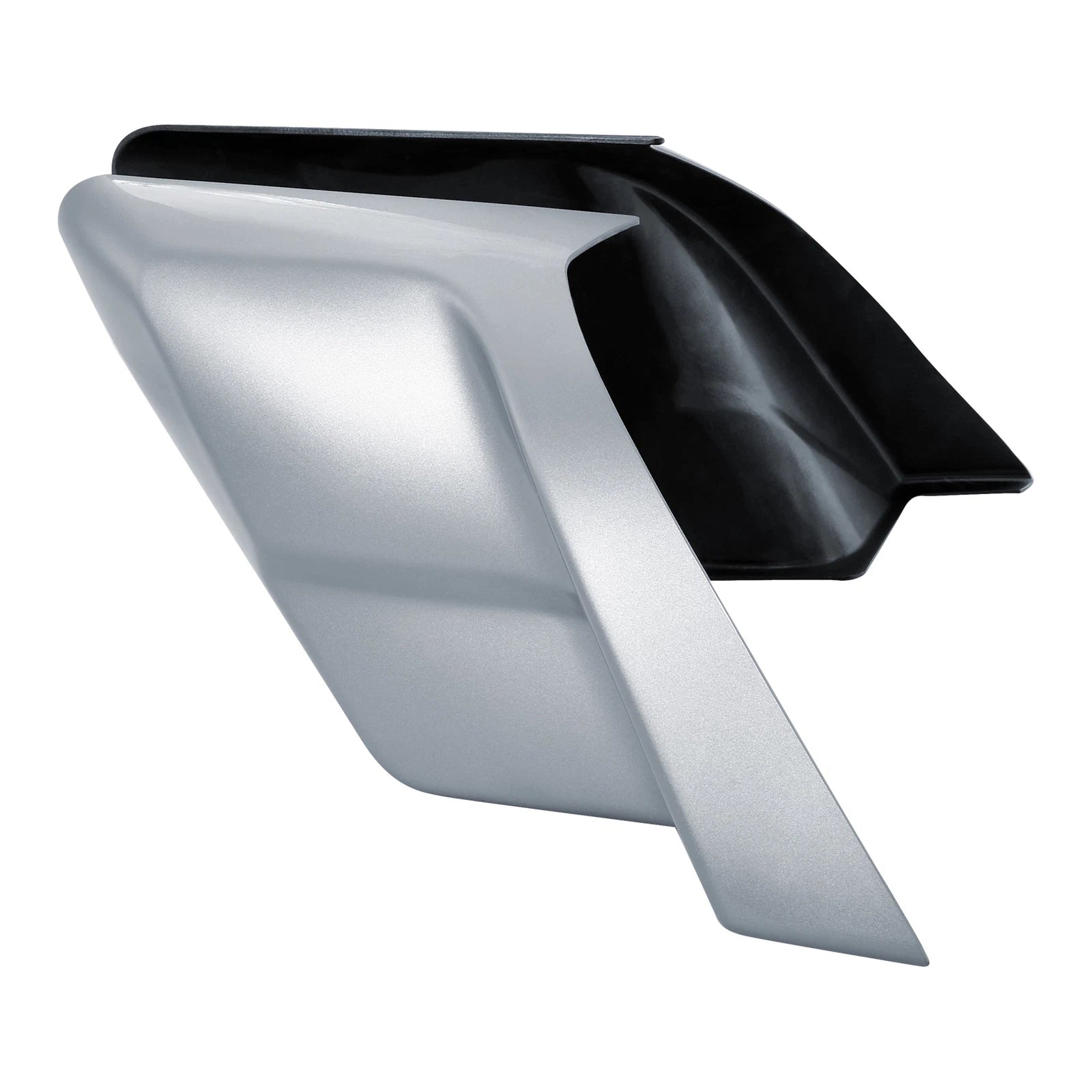 Stretched Side Covers Panel for Harley Street Glide (2014–2024) Barracuda Silver