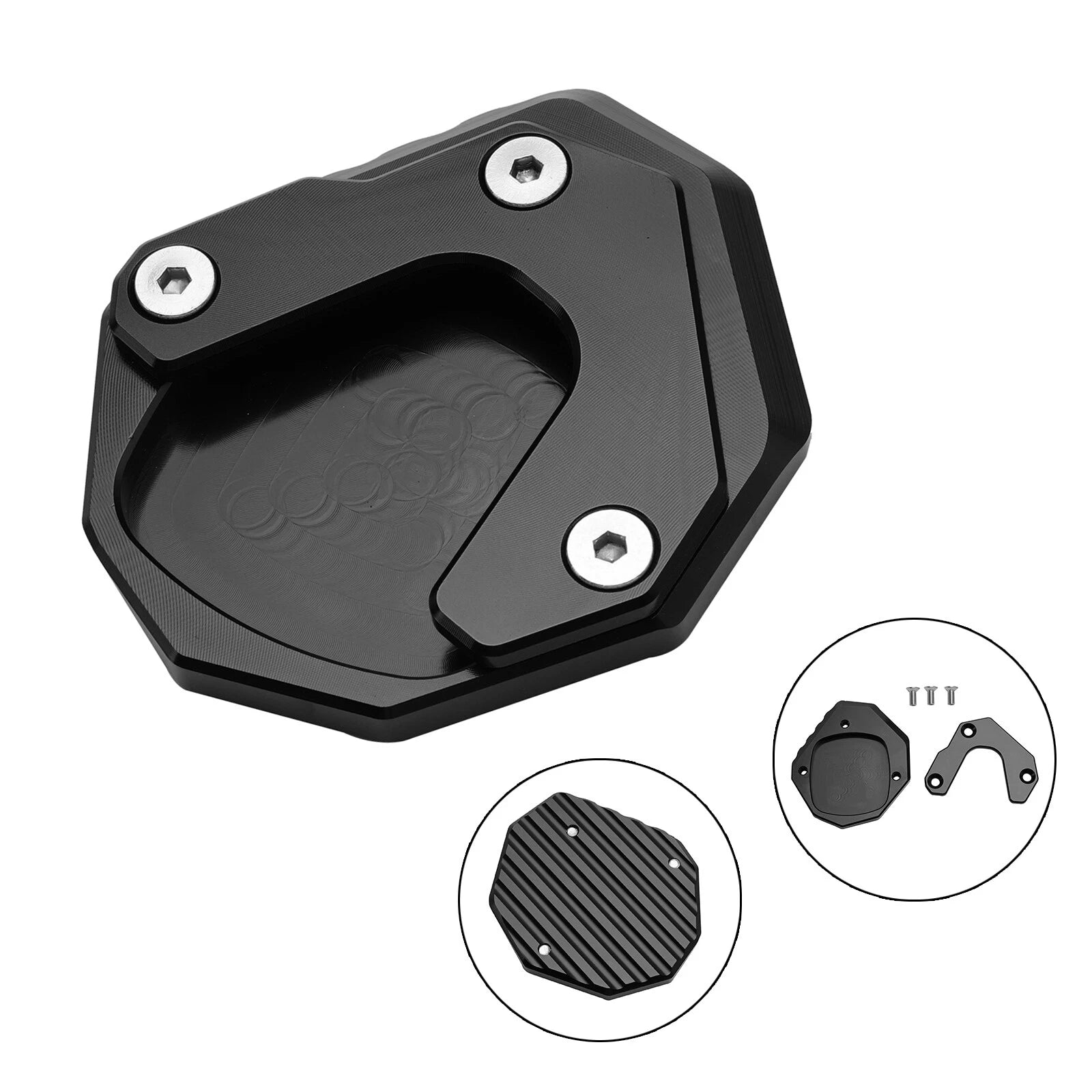 Kickstand Enlarger Plate Pad for Honda XL 750 Transalp CB750 Hornet (2023–2024)