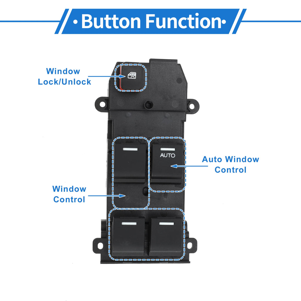 Front Right Power Window Switch for Honda City Civic (2006)