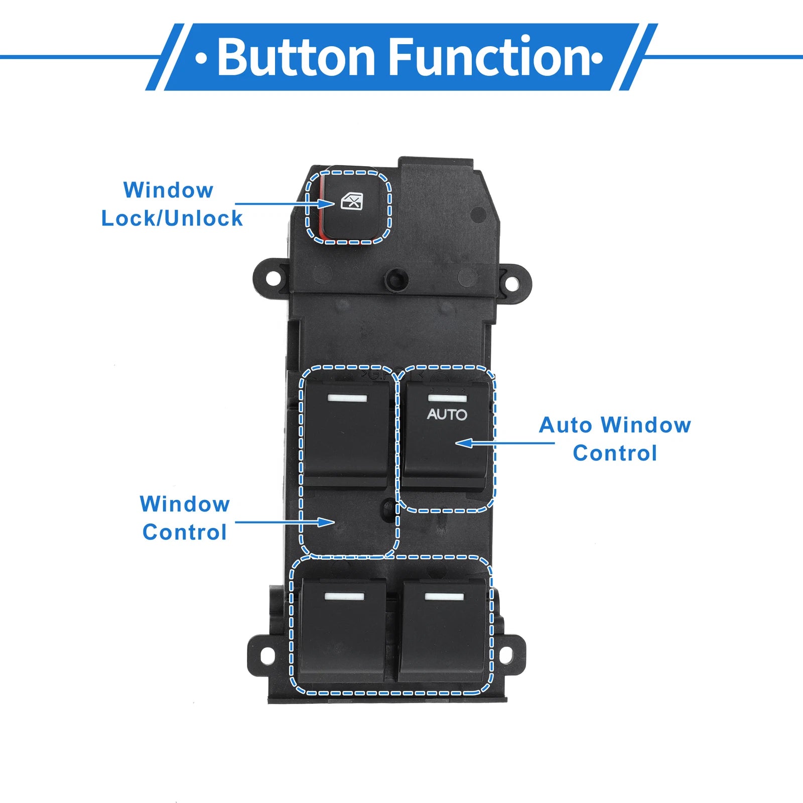 Front Right Power Window Switch for Honda City Civic (2006)
