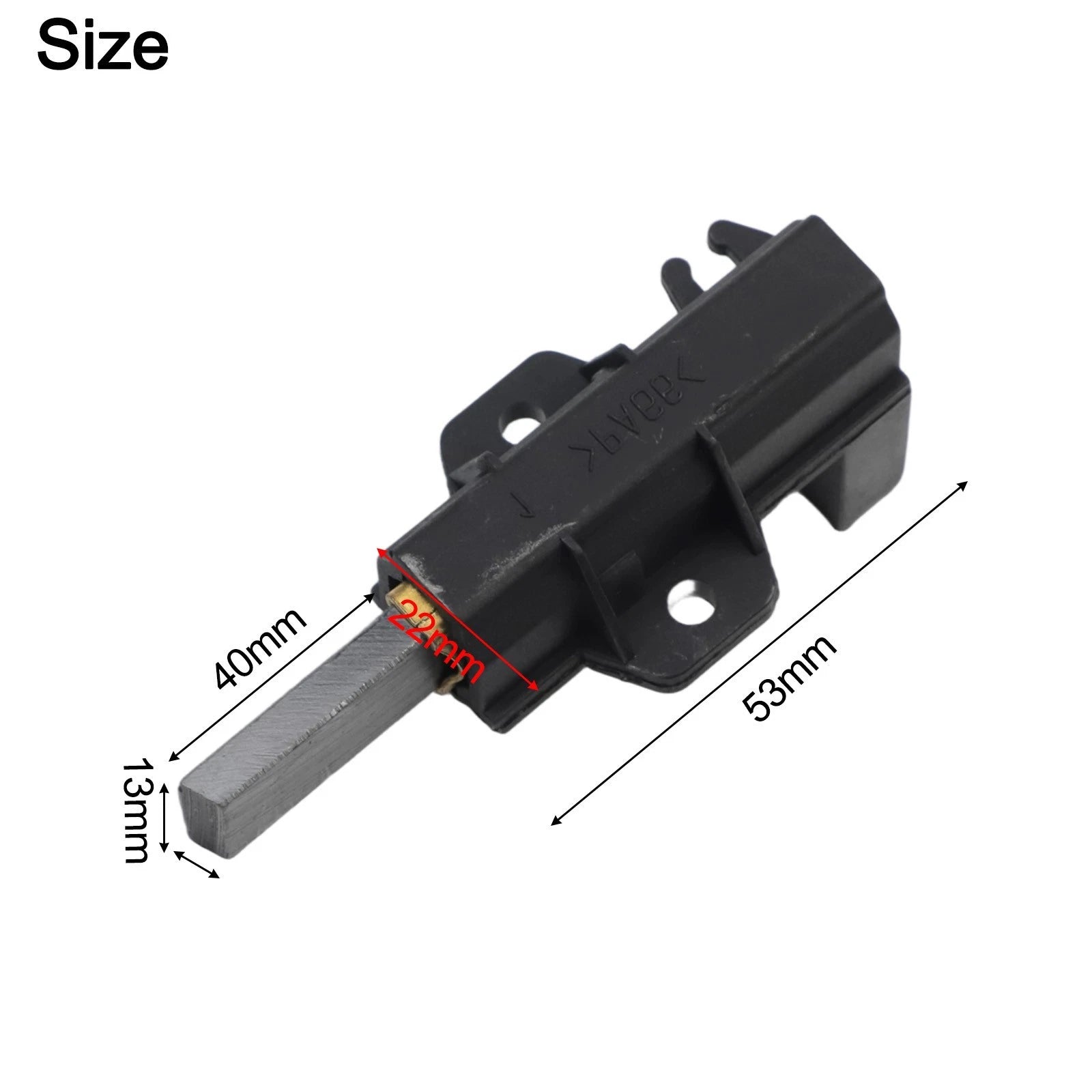 2X Replacement Carbon Brushes for Efficient WF80F5E2W4X Washer (8kg)