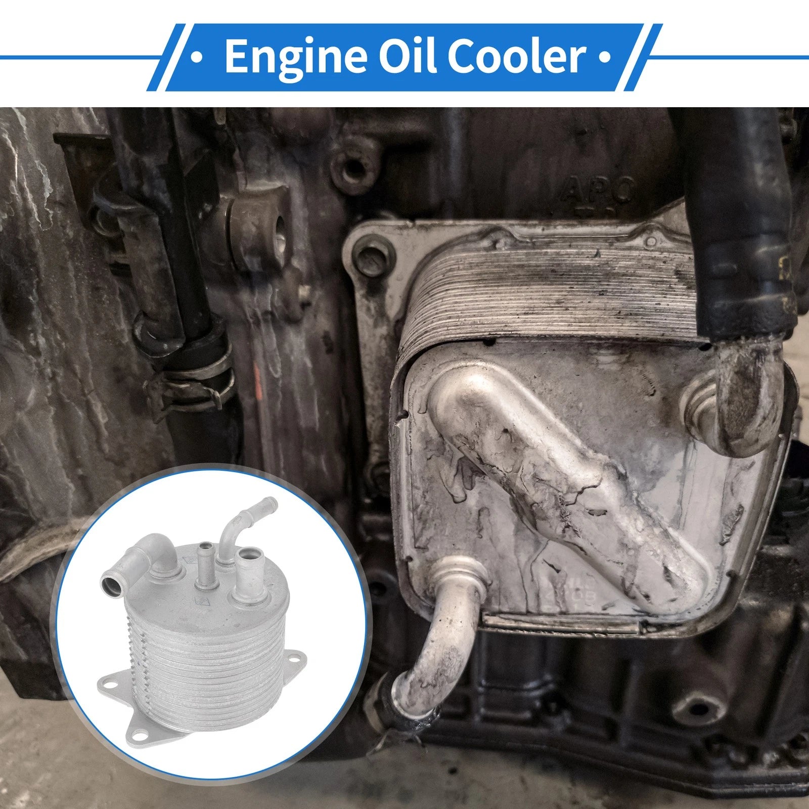 Engine Oil Cooler for Subaru Forester Replacement Trans Cooler 1 Piece (2000–2018)