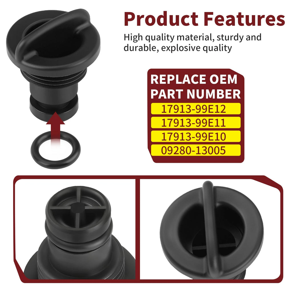 Set of 2 Water Flush Plugs with O-Rings for Suzuki DF60 DF70 (1998–2009)