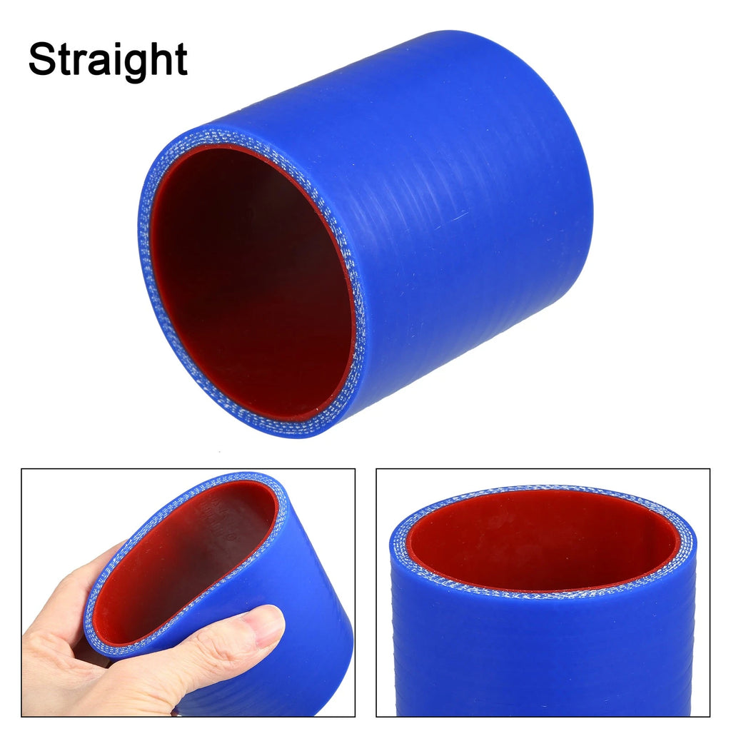 2.48" ID Straight Silicone Reducer Hose for Universal Intercooler (Blue)