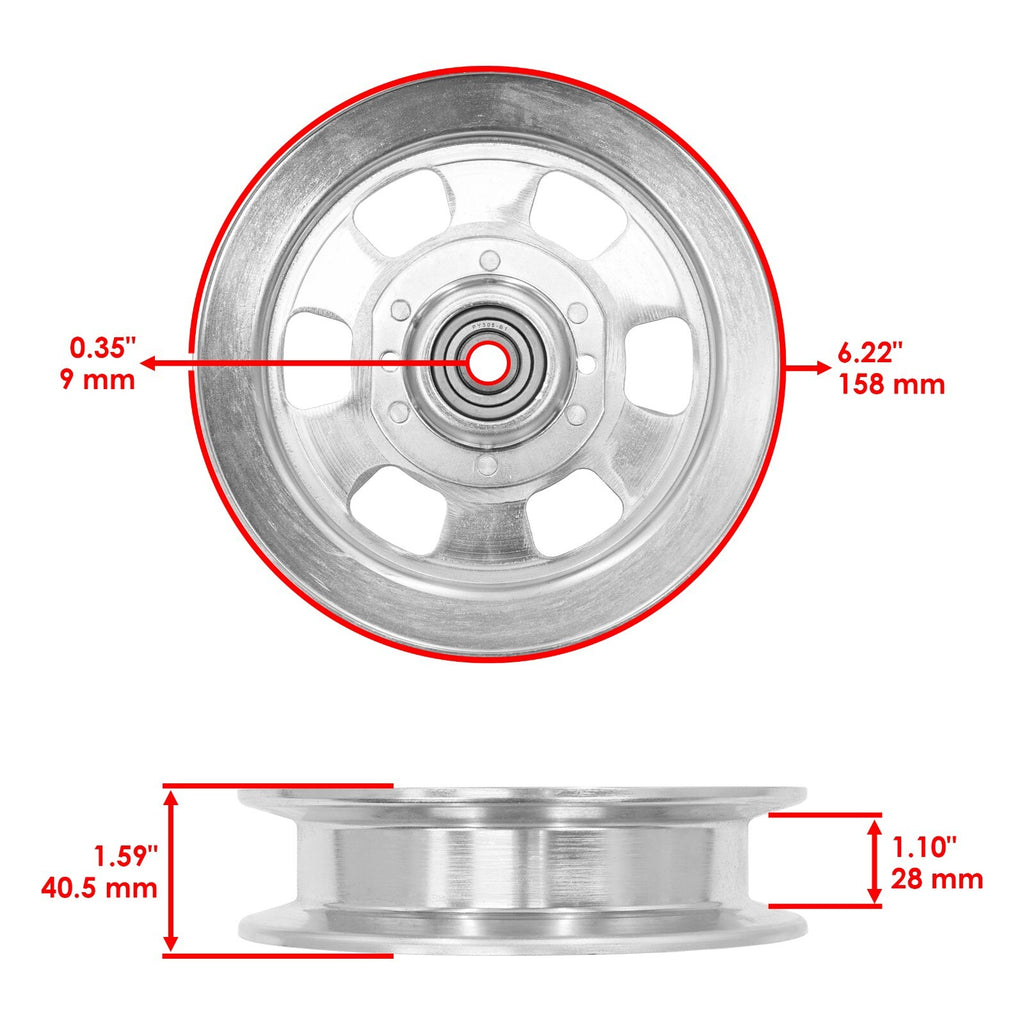 Deck Pulley 54 Inch Replacement for Cub Cadet Z-Force L54 LZ54 (2017–2017)