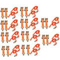 20 Pack Ratchet Tie Down Cargo Straps 1.5" x 15' with J Hooks
