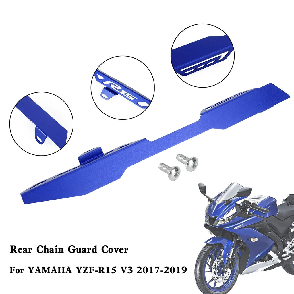 Rear Sprocket Chain Guard for Yamaha YZF R15 V3 (2017–2019) Blue T9