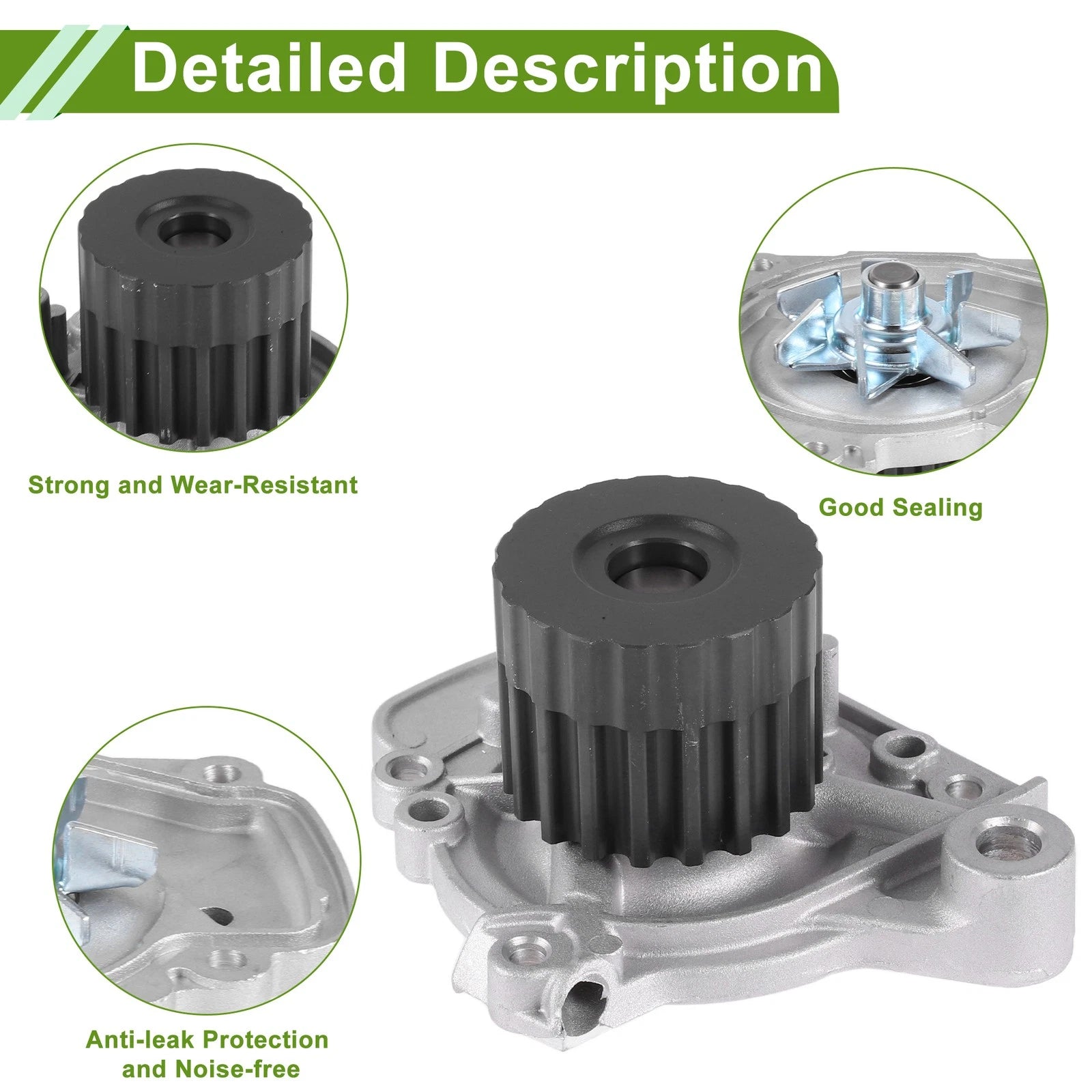 Engine Water Pump Replacement for Honda Civic (1995–2001) Cooling Water Pump