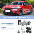 Ignition Lock Cylinder for Honda Civic 2012–2015 Replacement Set