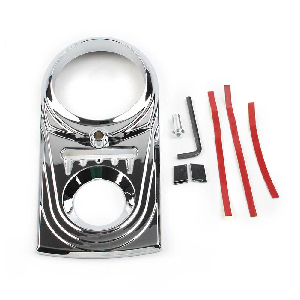 Chrome ABS Dash Panel Insert Cover for Harley Softail FLSTC (2000–2023)