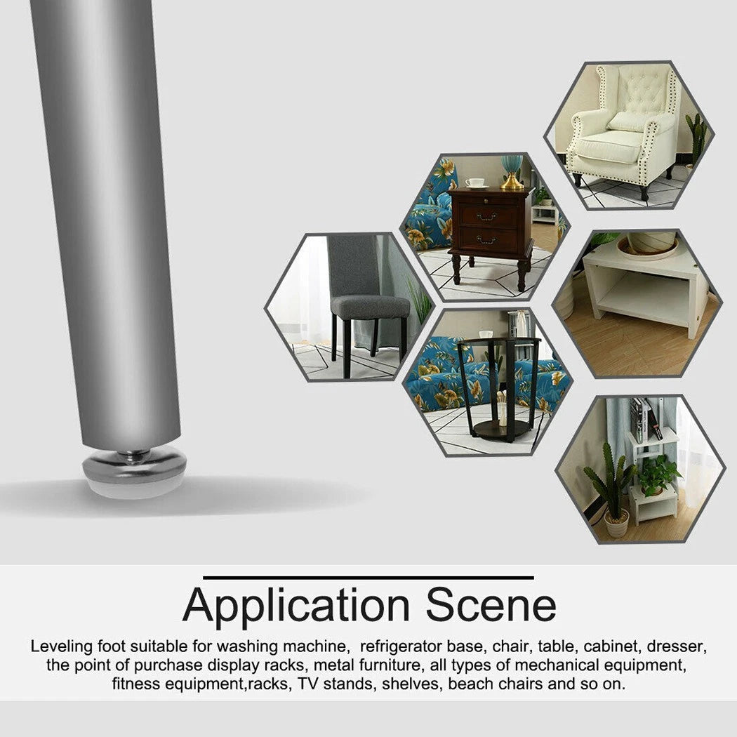 12PCS Adjustable Leveling Feet for Cabinet Furniture